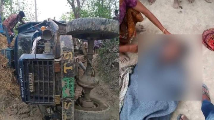 বান্দরবানে ধান বোঝাই ট্রাক উল্টে নিহত যুবক, আহত ১২